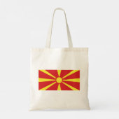 Tote Bag Drapeau de la Macédoine du Nord (Dos)