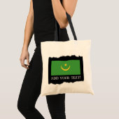 Tote Bag Drapeau de la Mauritanie (Devant (produit))