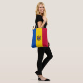 Tote Bag Drapeau de la Moldavie (Sur le modèle)