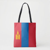 Tote Bag Drapeau de la Mongolie (Devant)