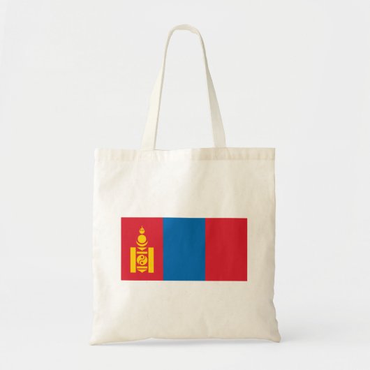 Tote Bag Drapeau de la Mongolie (Devant)
