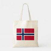 Tote Bag Drapeau de la Norvège (Dos)