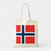 Tote Bag Drapeau de la Norvège (Dos)