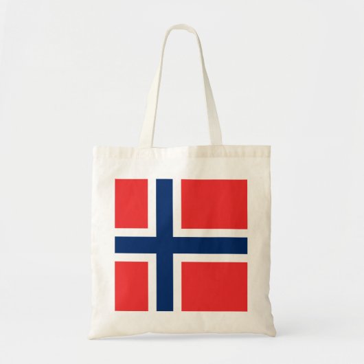 Tote Bag Drapeau de la Norvège (Devant)