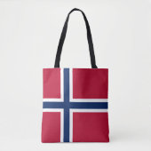 Tote Bag Drapeau de la Norvège (Devant)