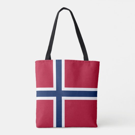 Tote Bag Drapeau de la Norvège (Dos)
