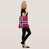 Tote Bag Drapeau de la Norvège (Sur le modèle)