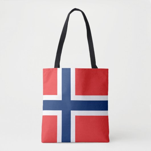 Tote Bag Drapeau de la Norvège (Devant)