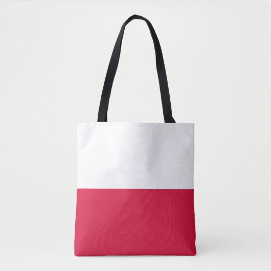 Tote Bag Drapeau de la Pologne (Devant)