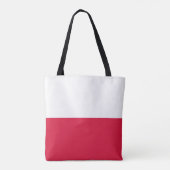 Tote Bag Drapeau de la Pologne (Dos)