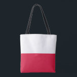 Tote Bag Drapeau de la Pologne<br><div class="desc">Drapeau patriotique de la Pologne.</div>