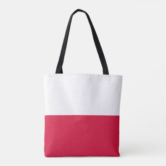 Tote Bag Drapeau de la Pologne (Dos)
