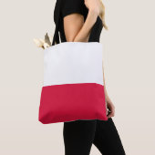 Tote Bag Drapeau de la Pologne (De près)