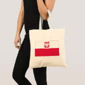 Tote Bag Drapeau de la Pologne (Devant (produit))