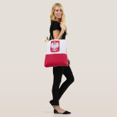 Tote Bag Drapeau de la Pologne (Sur le modèle)
