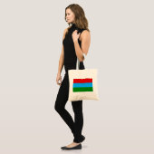 Tote Bag Drapeau de la République de Carélie (Devant (modèle))