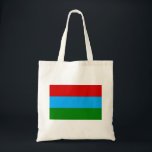 Tote Bag Drapeau de la République de Carélie<br><div class="desc">Drapeau patriotique de la République de Carélie</div>