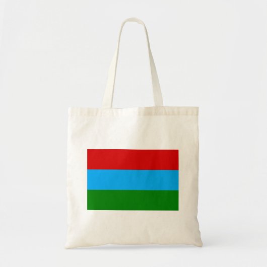 Tote Bag Drapeau de la République de Carélie (Devant)