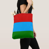 Tote Bag Drapeau de la République de Carélie (De près)