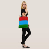 Tote Bag Drapeau de la République de Carélie (Sur le modèle)