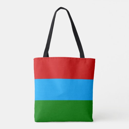Tote Bag Drapeau de la République de Karelia (Dos)