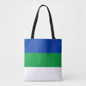 Tote Bag Drapeau de la République de Komi (Devant)