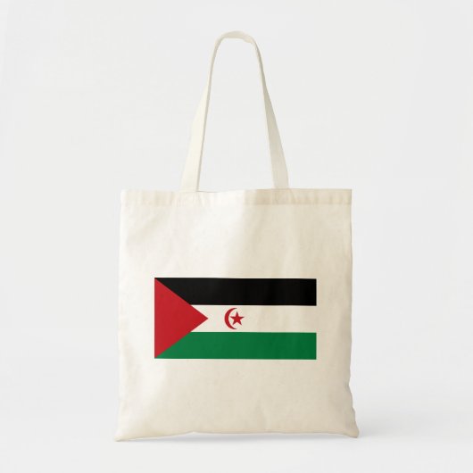 Tote Bag Drapeau de la République démocratique arabe sahrao (Devant)