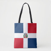 Tote Bag Drapeau de la République Dominicaine (Devant)