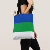 Tote Bag Drapeau de la République Komi (De près)
