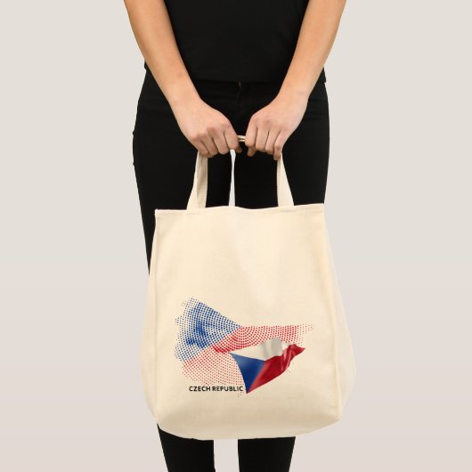 Tote Bag Drapeau de la République tchèque (Devant (produit))