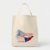 Tote Bag Drapeau de la République tchèque (Devant)