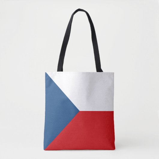Tote Bag Drapeau de la République tchèque (Devant)