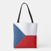 Tote Bag Drapeau de la République tchèque (Dos)