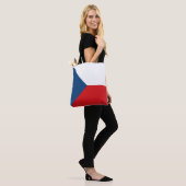 Tote Bag Drapeau de la République tchèque (Sur le modèle)