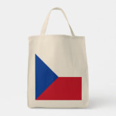 Tote Bag Drapeau de la République tchèque (Dos)