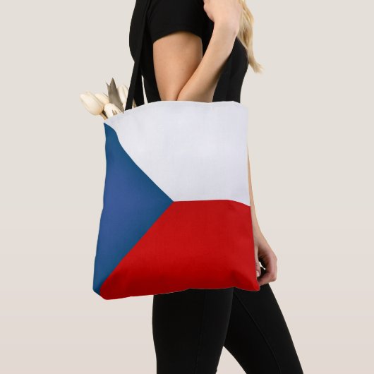 Tote Bag Drapeau de la République Tchèque Cool (De près)