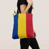 Tote Bag Drapeau de la Roumanie (De près)