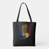 Tote Bag Drapeau de la Roumanie (Dos)