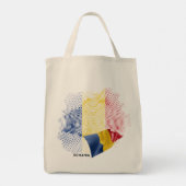 Tote Bag Drapeau de la Roumanie (Dos)