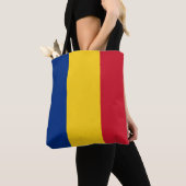 Tote Bag Drapeau de la Roumanie (De près)