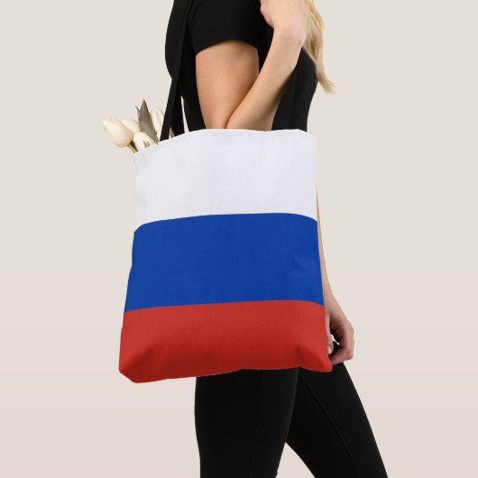 Tote Bag Drapeau de la Russie (De près)