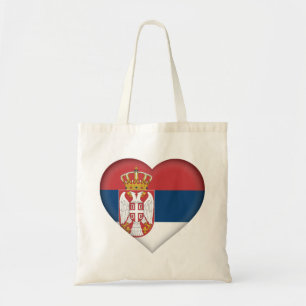 Tote Bag Drapeau de la Serbie