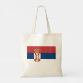 Tote Bag Drapeau de la Serbie (Dos)