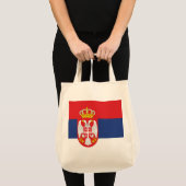 Tote Bag drapeau de la Serbie (Devant (produit))