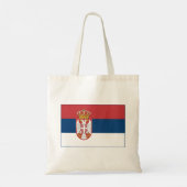 Tote Bag Drapeau de la Serbie (Dos)