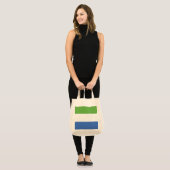 Tote Bag drapeau de la Sierra Leone (Devant (modèle))