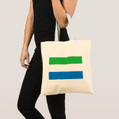 Tote Bag Drapeau de la Sierra Leone (Devant (produit))