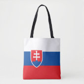 Tote Bag Drapeau de la Slovaquie (Devant)