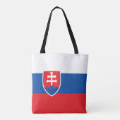 Tote Bag Drapeau de la Slovaquie (Dos)