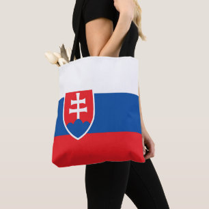 Tote Bag Drapeau de la Slovaquie